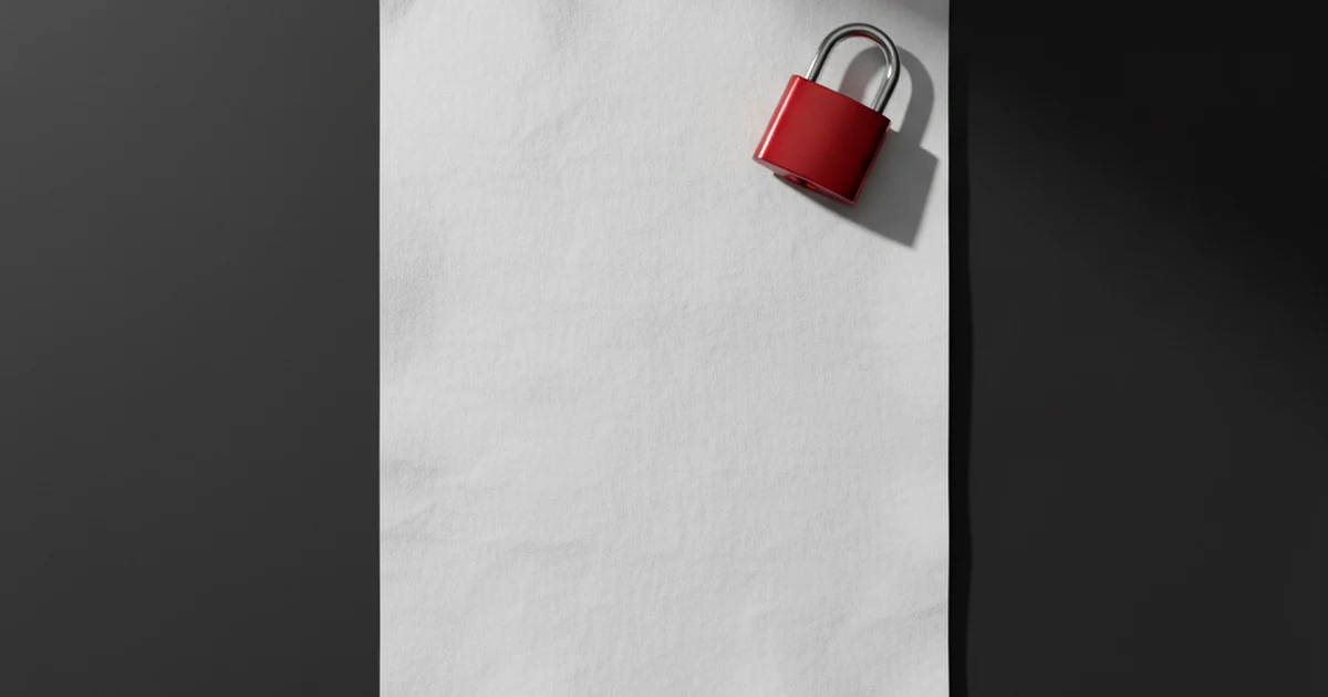 Un documento PDF protegido con contraseña
