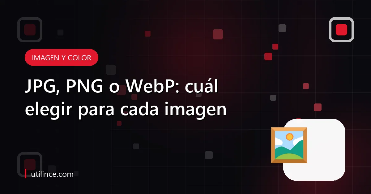 Comparación de formatos de imagen