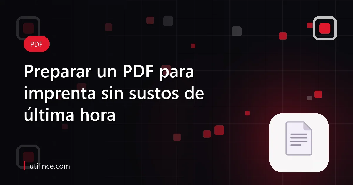 Pliego impreso con marcas de corte